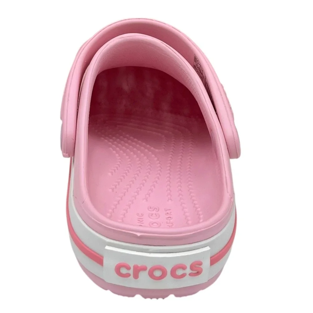 Crocs Toddler Girls Slip on Clogs Size 10 Pink Water Friendly Lightweight Sandal